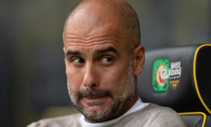 Guardiola poblahopřál Norwichi, absence Laporteho prý roli nehrála