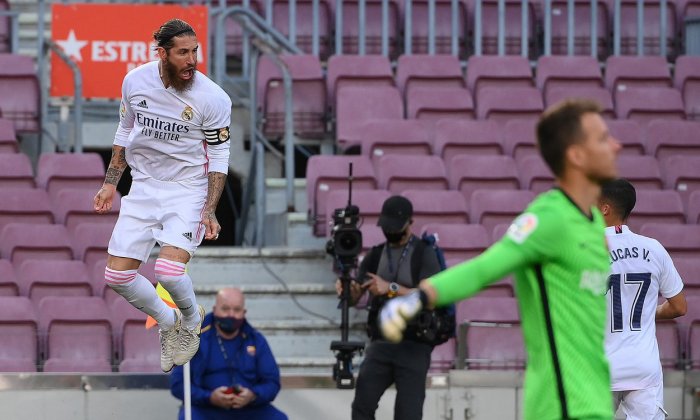 Ramos rozhodl El Clasico, Real je opět v čele ligy! Vaclík se vrátil do branky Sevilly, Atletico vyhrálo