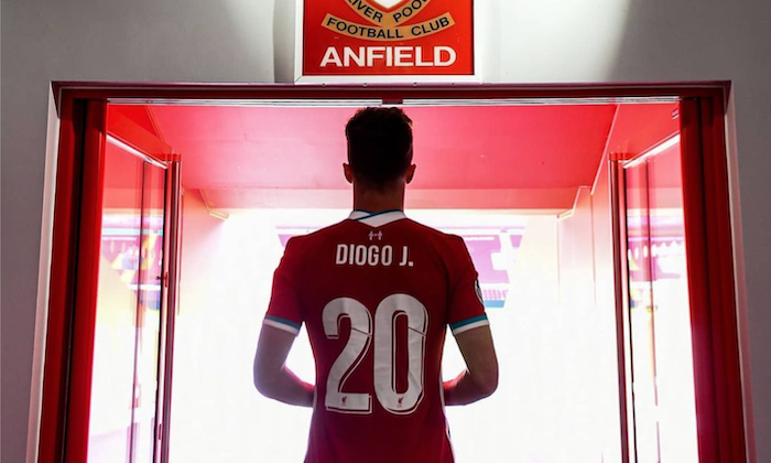 Diogo Jota se postaral o nový liverpoolský rekord, který se týká Anfield Road