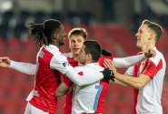 Slavia těsně porazila Baník, Karviná remizovala s Brnem. Mladá Boleslav rozhodla v nastavení