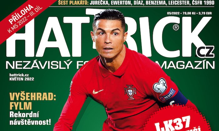 Ronaldo: 5. pokus. Příběhy: Díaz, Emery, Jurečka, LK37. Proč Vyšehrad trhá rekordy? Ve čtvrtek nový Hattrick