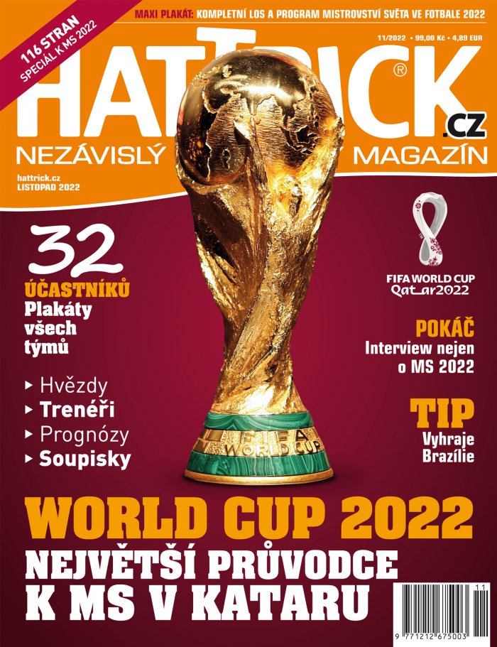 Maxiplakát s herním plánem MS 2022 v HATTRICKU do každé české hospody i  obýváku. K mání je už od středy!
