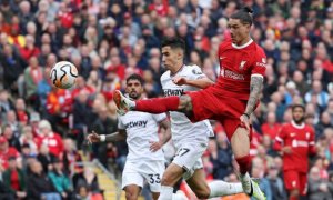 Review: Liverpool - West Ham. Salah s Núňez nasměrovalo Reds k důležitým bodům proti Kladivářům